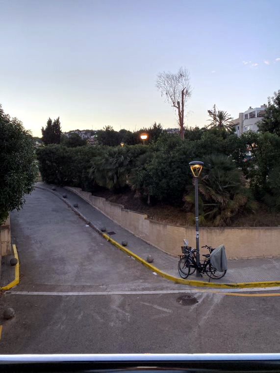 Sitges 007Ausblick Park